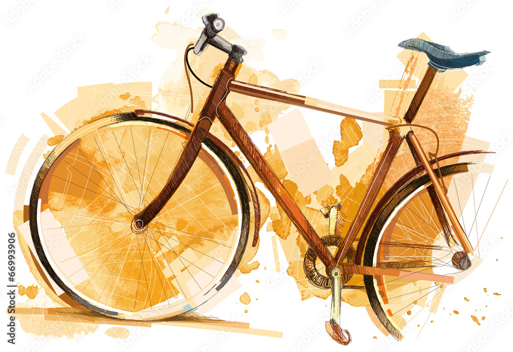 Obraz Tryptyk Bike Race