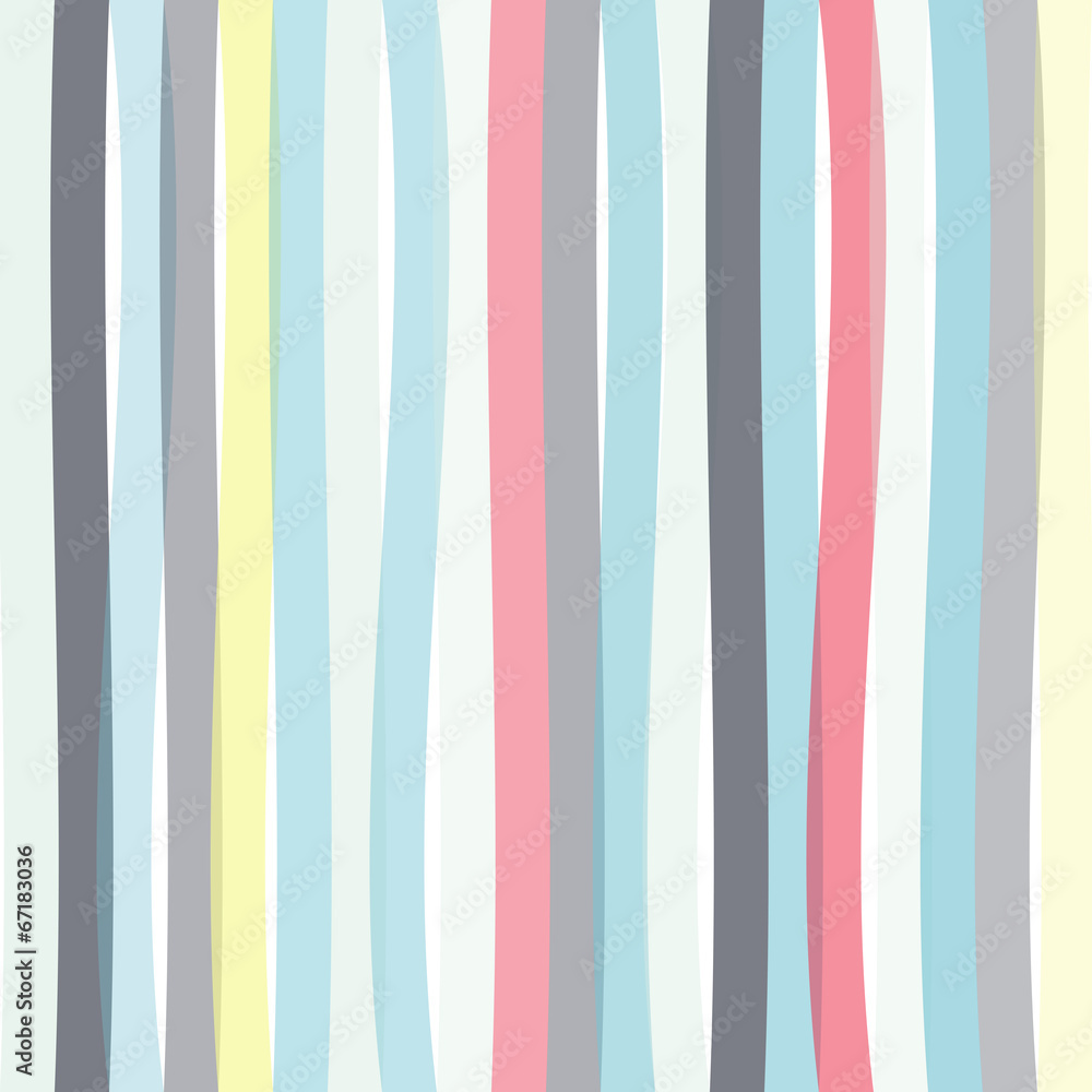 Tapeta Seamless colorful striped wave