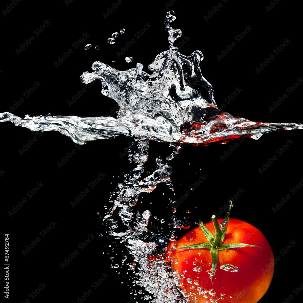 Fototapeta tomato splash