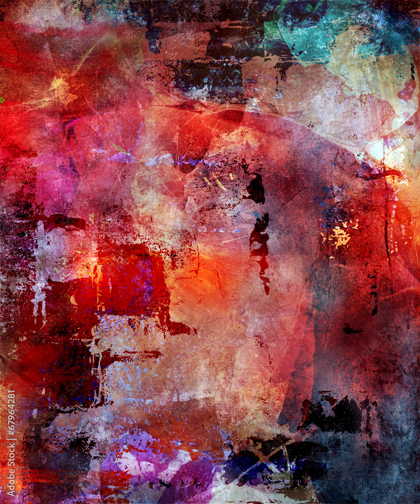 Obraz Kwadryptyk malerei texturen abstrakt