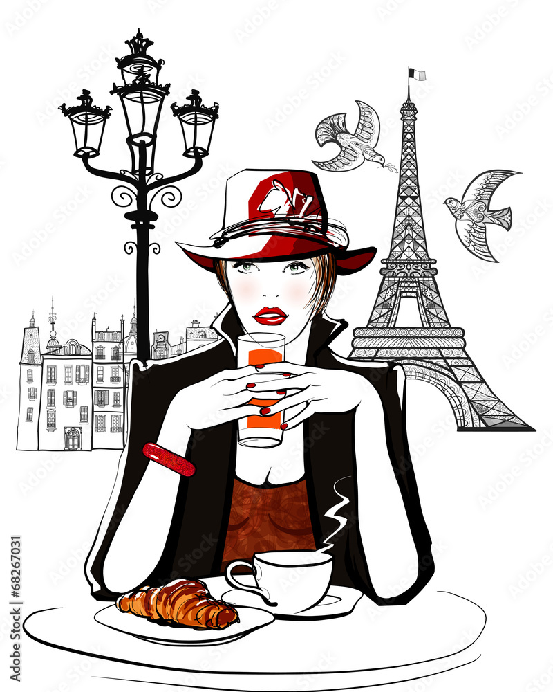 Fototapeta Paris - woman on holiday