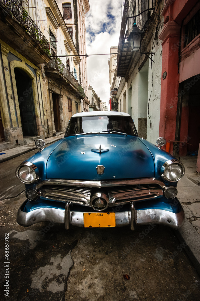 Obraz Tryptyk Cuba Vintage