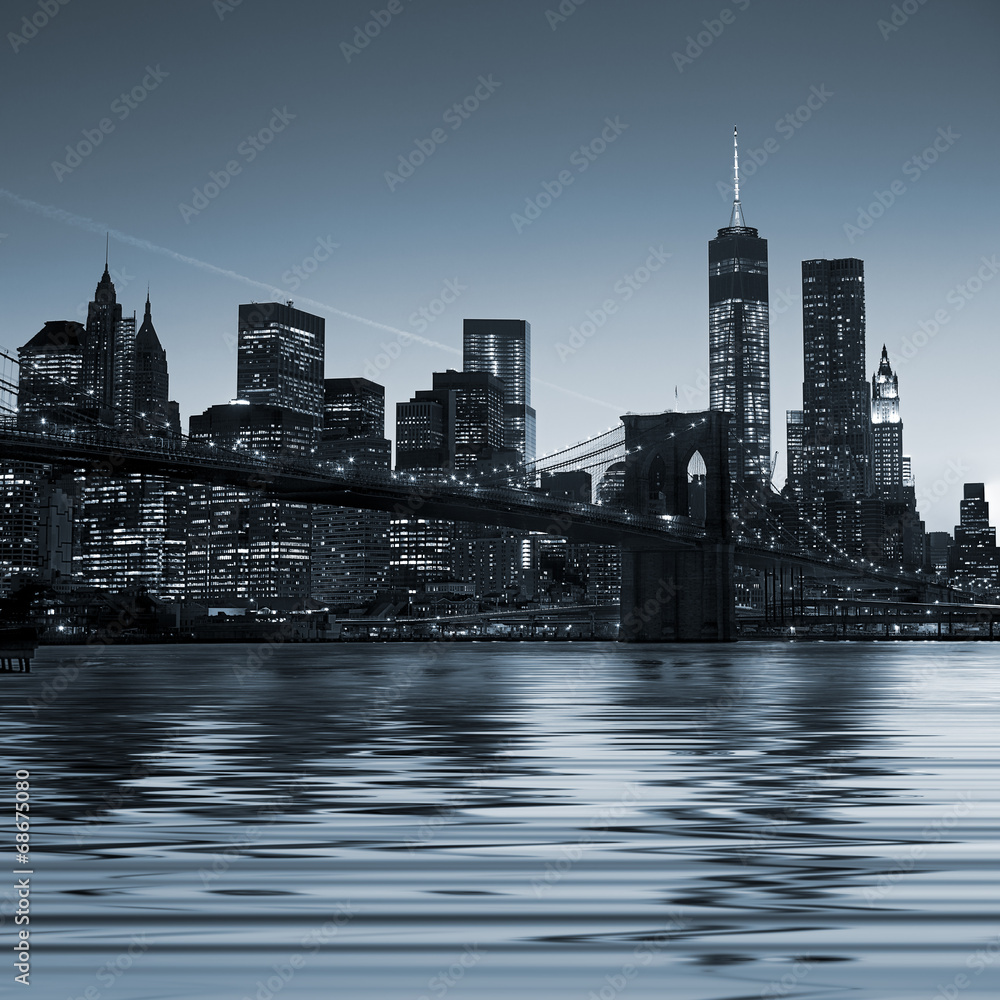 Obraz Tryptyk Panoramic view New York City