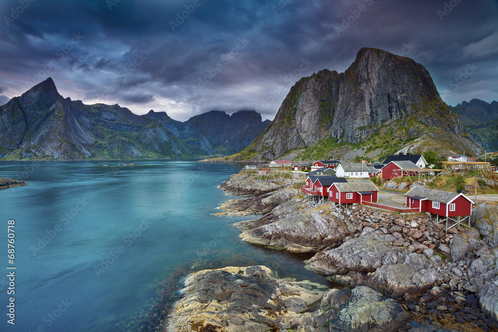 Obraz Kwadryptyk Norway.