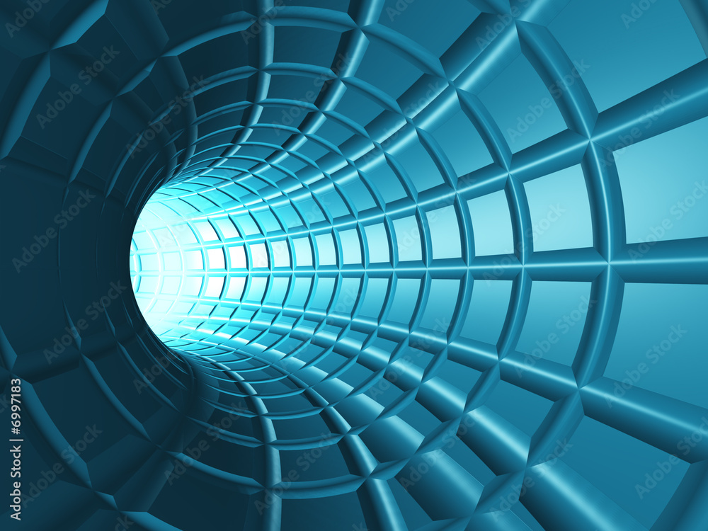 Obraz Tryptyk Web Tunnel