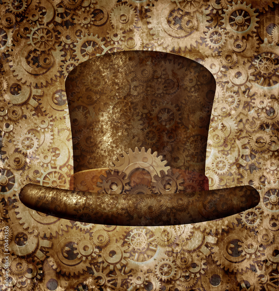Fototapeta Steampunk Top Hat