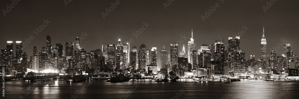 Obraz na płótnie Midtown Manhattan skyline