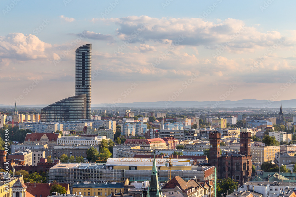 Obraz Tryptyk Sky Tower Wrocław