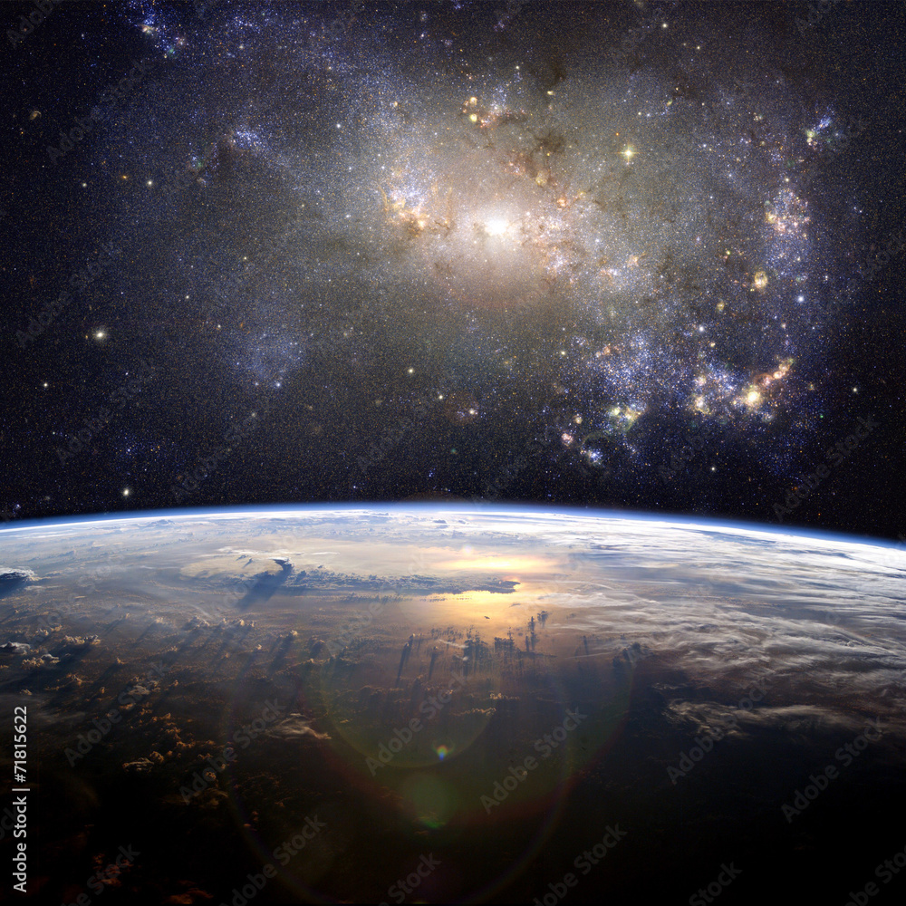 Obraz Kwadryptyk A beautiful nebula (irregular