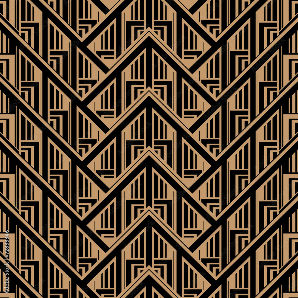 Obraz Tryptyk Getsby Style Pattern