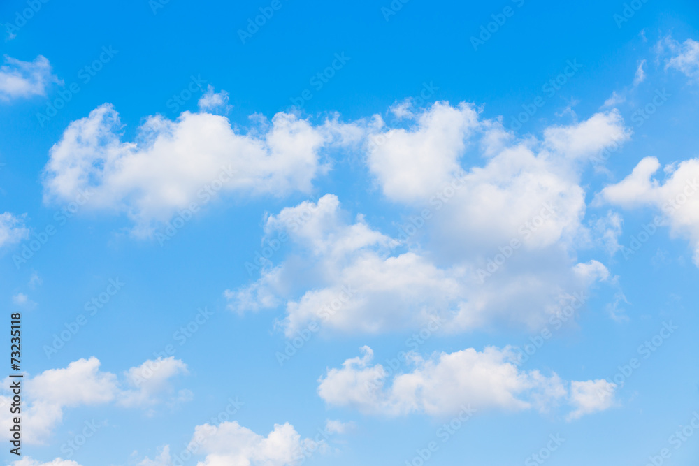 Obraz Tryptyk Clouds with blue sky
