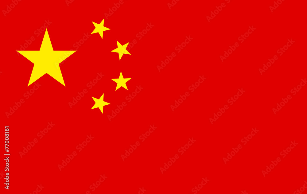 Fototapeta Flag of china