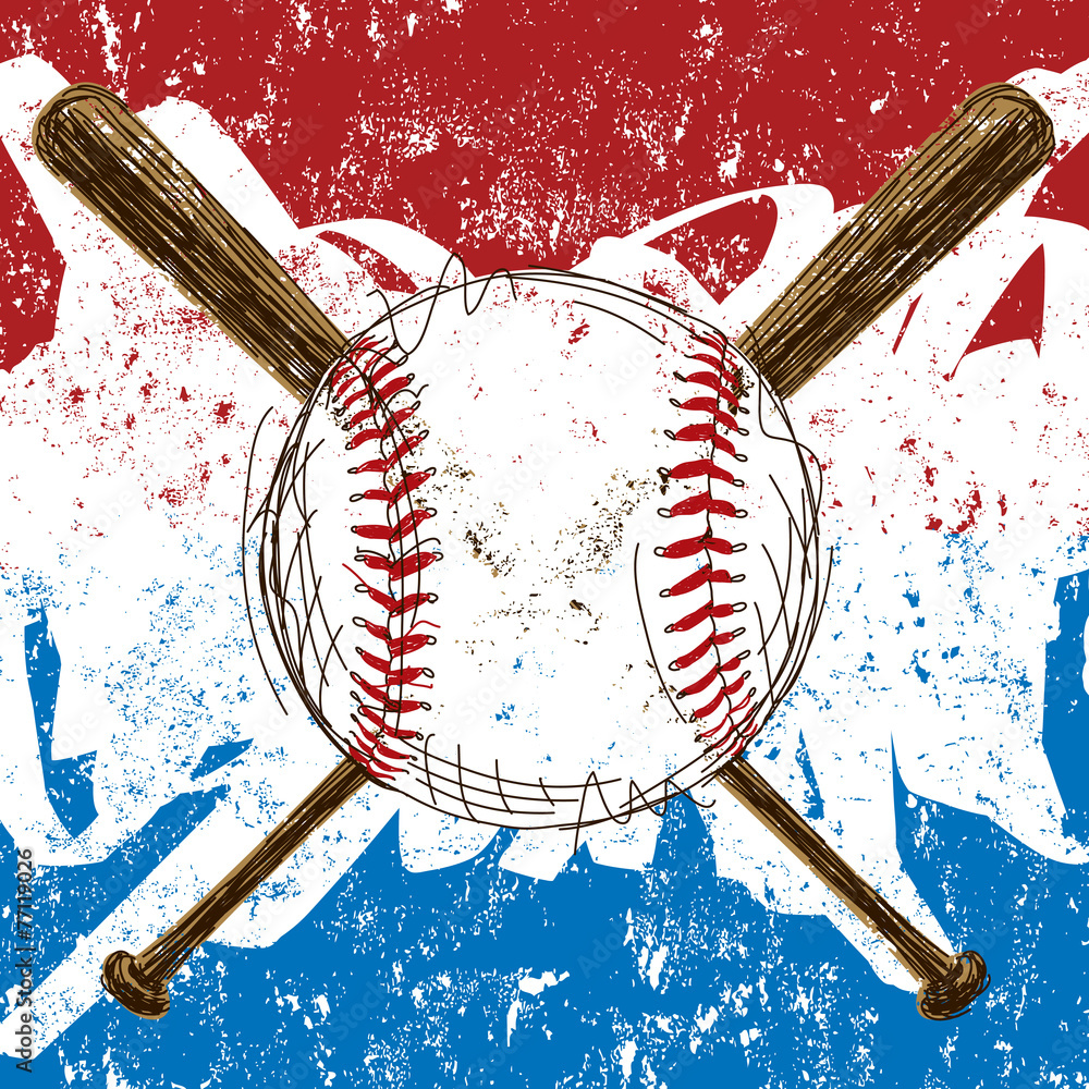 Fototapeta Baseball Flag background