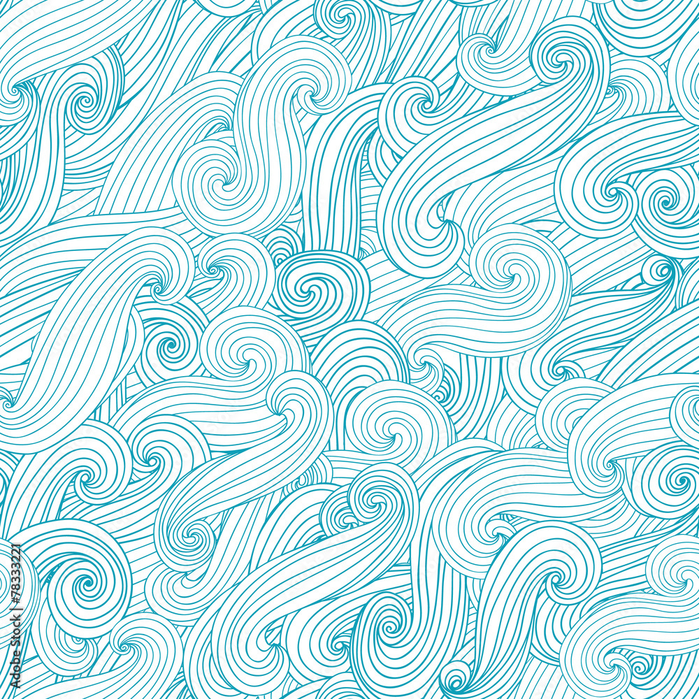 Tapeta Seamless abstract waves