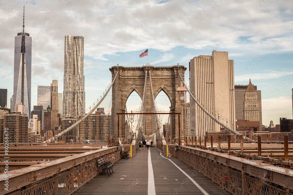 Fototapeta Brooklyn Bridge, New York, USA