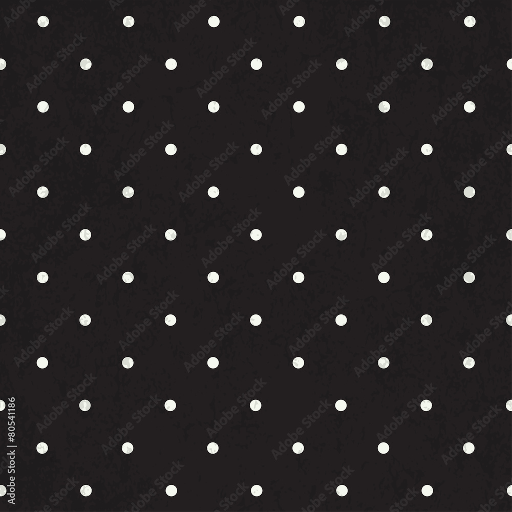 Fototapeta Black polka dot background