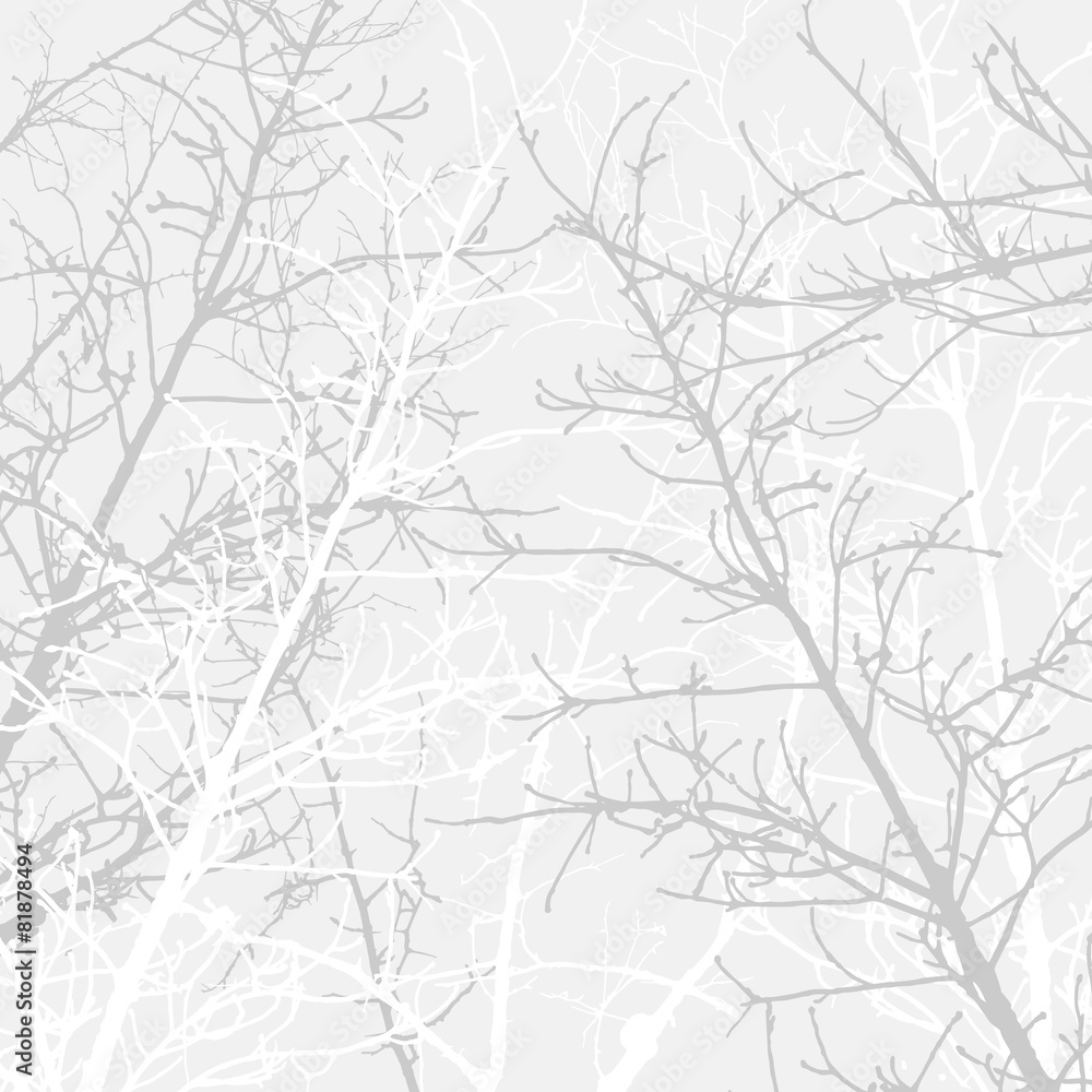 Obraz Tryptyk Branches texture pattern. Soft