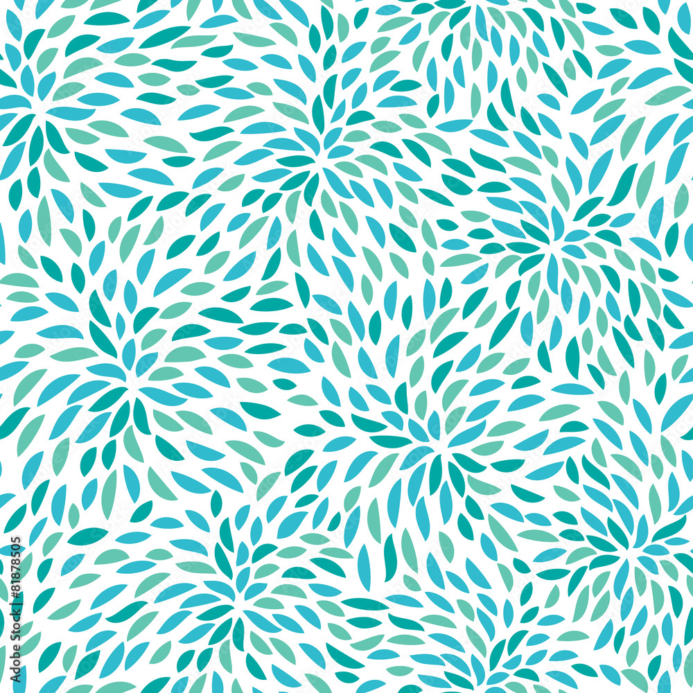 Obraz Tryptyk Vector flower pattern.