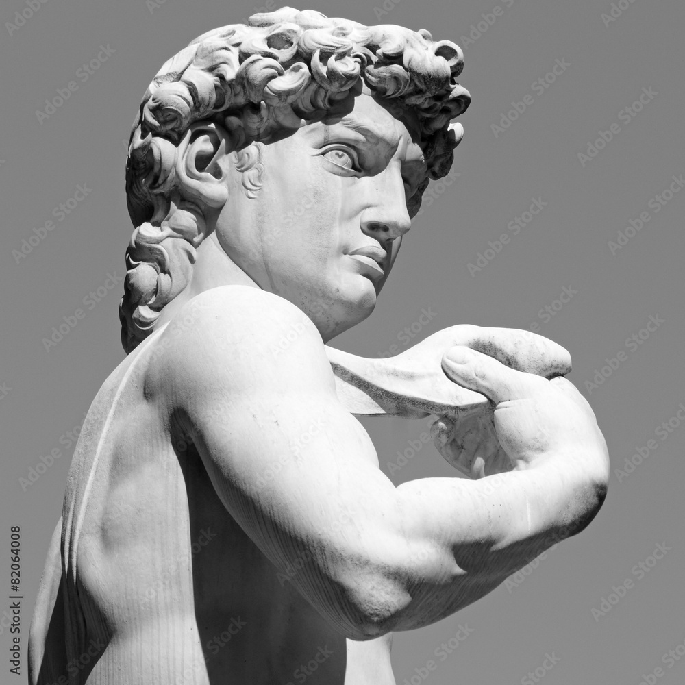 Obraz Kwadryptyk David by  Michelangelo -