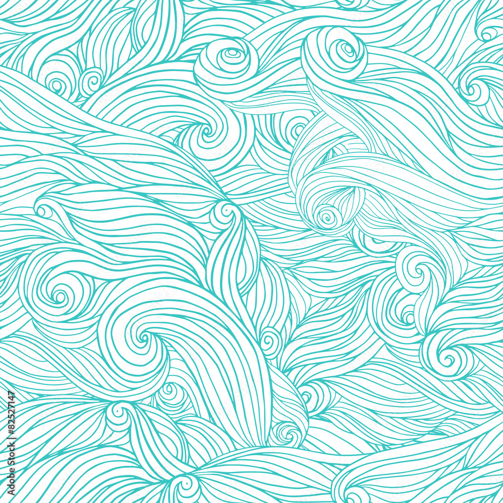 Obraz Tryptyk Seamless abstract pattern,
