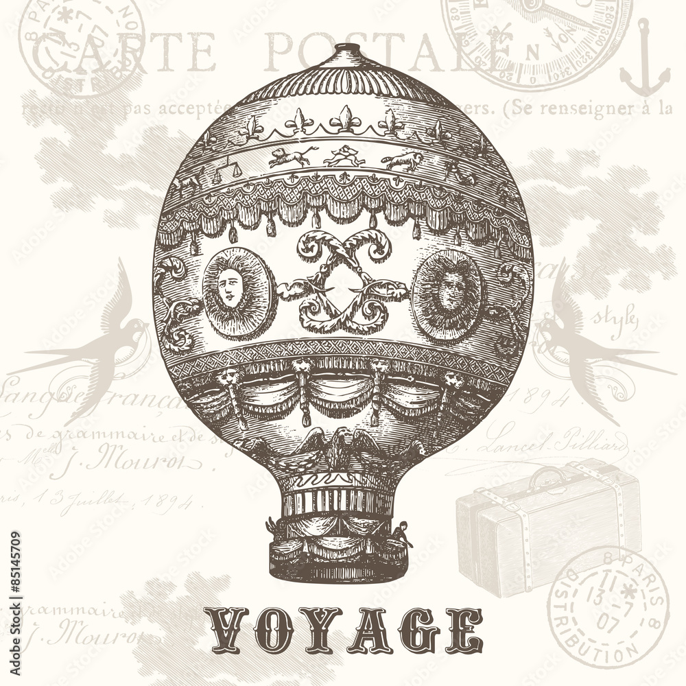 Obraz Kwadryptyk Voyage