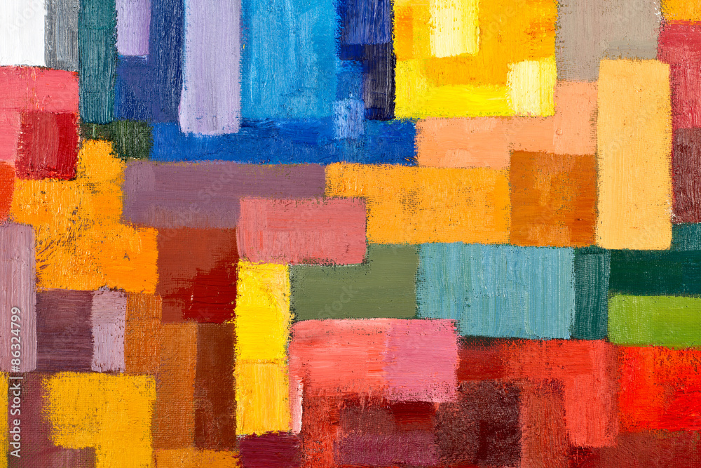 Obraz Kwadryptyk Abstract Painting Fragment
