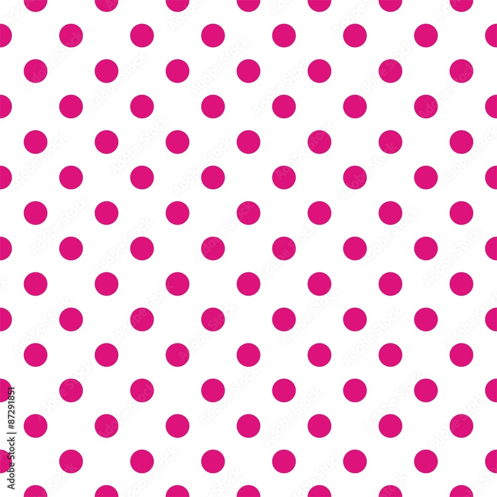 Tapeta Tile vector pattern with pink