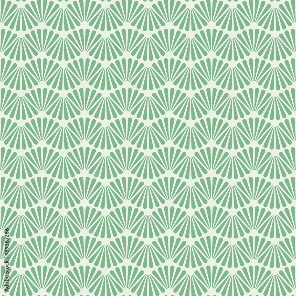Obraz Tryptyk Seamless Art Deco Pattern