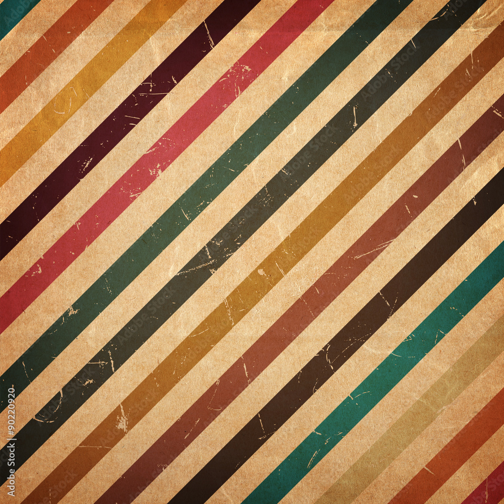 Fototapeta Retro stripe pattern vintage