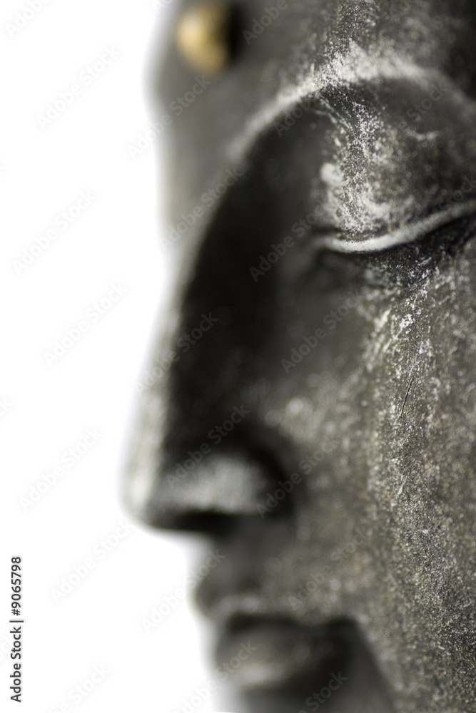 Fototapeta statue de bouddha sur fond