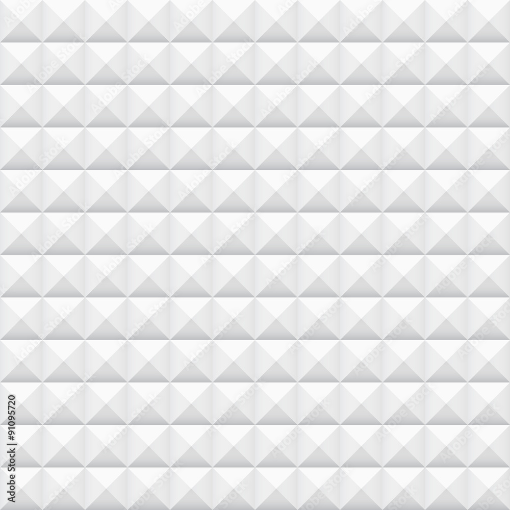 Fototapeta White tiles, squares, vector