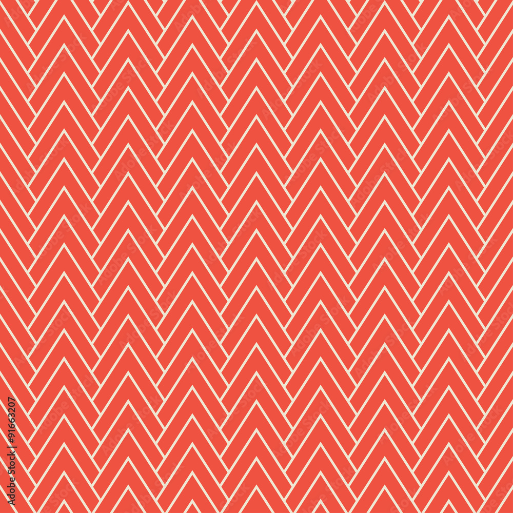 Tapeta red chevron pattern