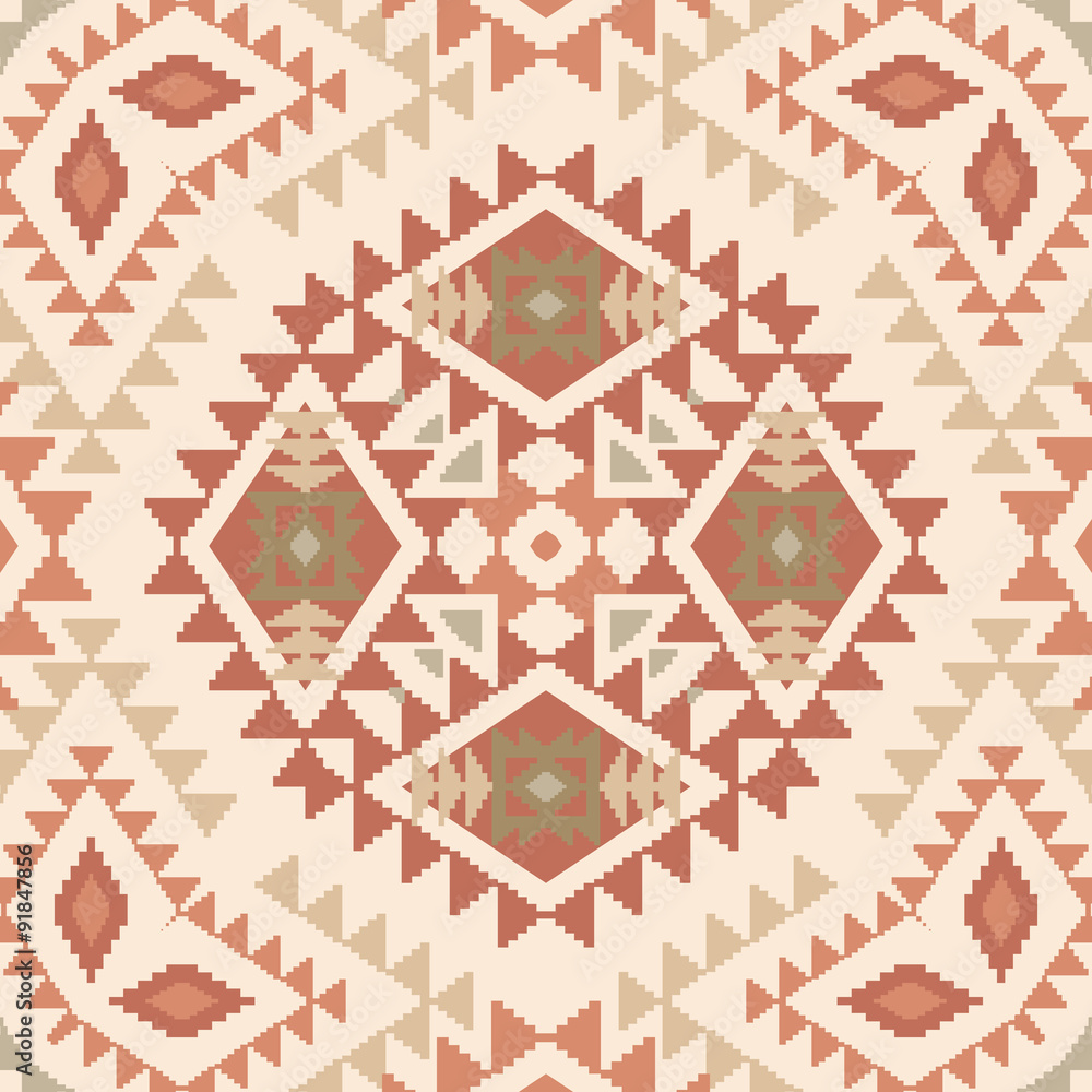 Obraz Tryptyk Abstract pattern in tribal