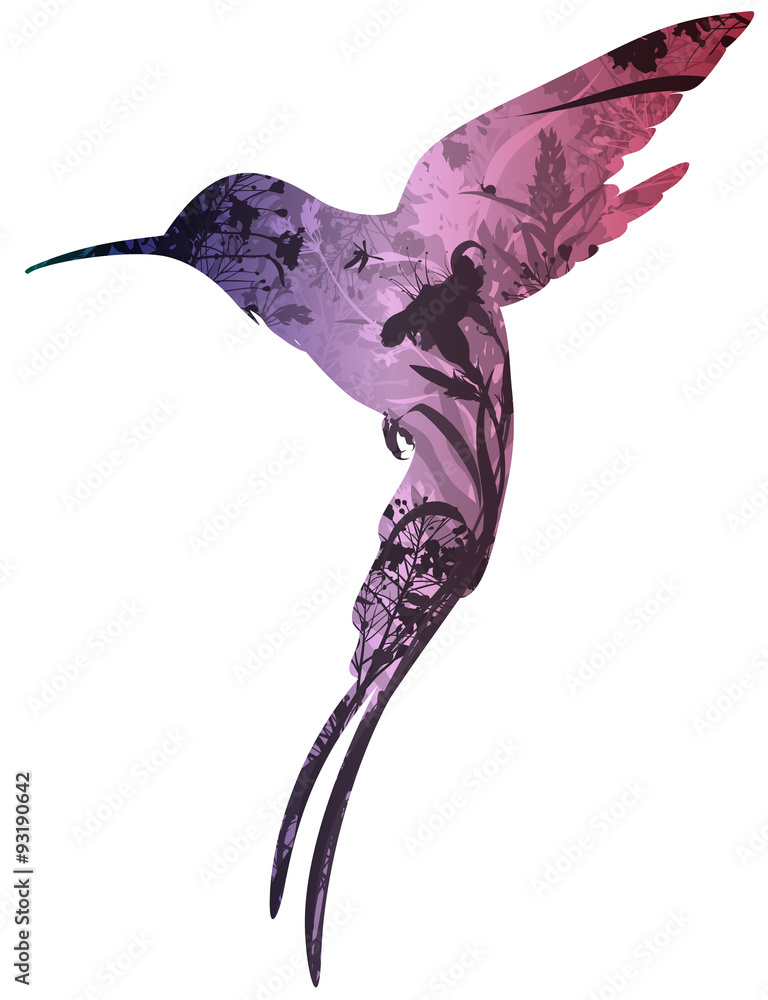Obraz Dyptyk colibri