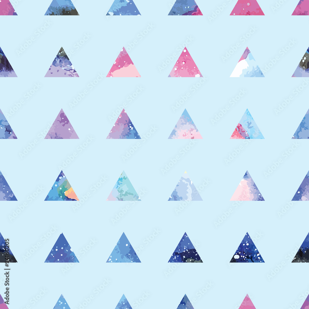Tapeta Triangles seamless pattern.