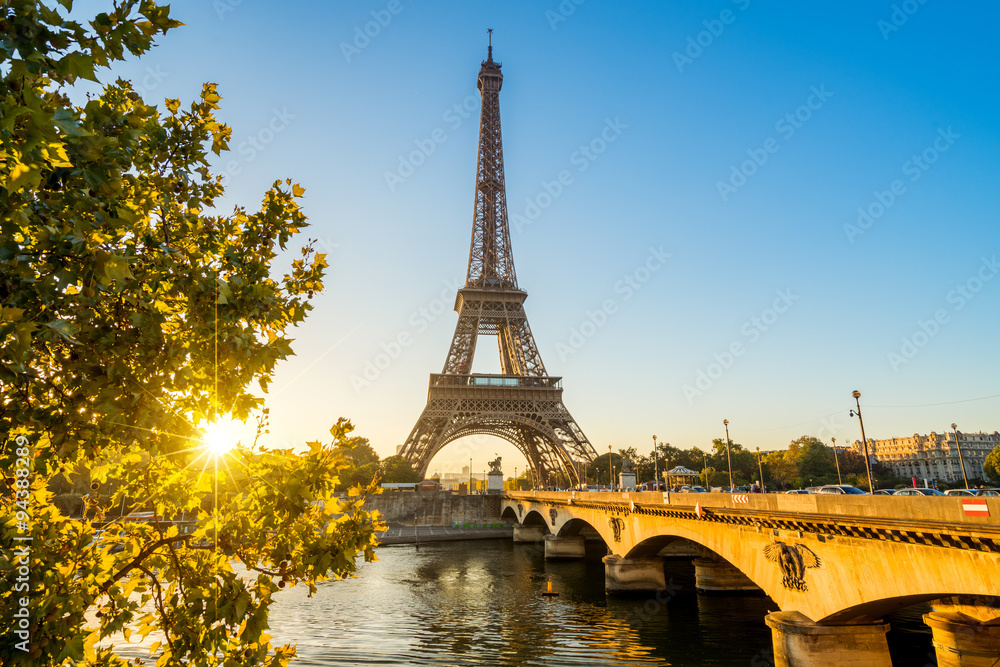 Obraz Tryptyk Paris Eiffelturm Eiffeltower