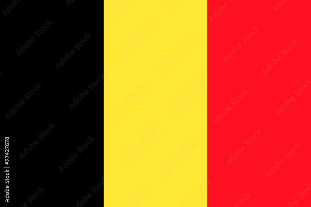Fototapeta Flag of Belgium
