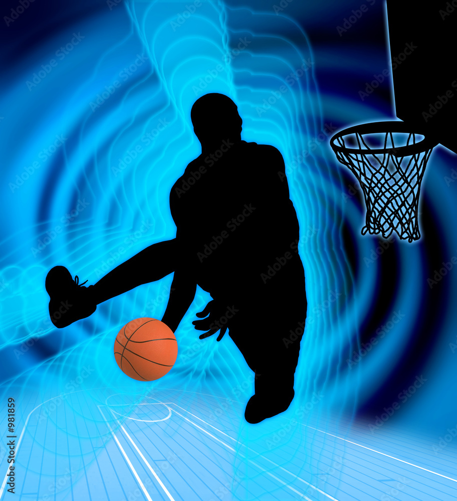 Obraz Tryptyk basketball art 4