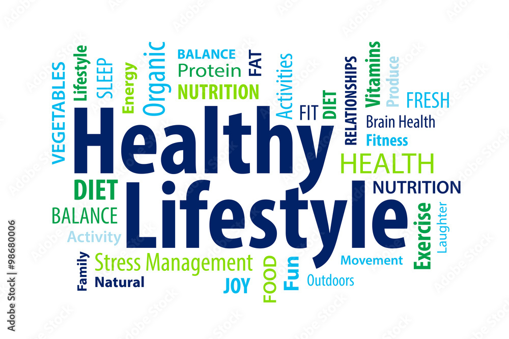 Obraz Tryptyk Healthy Lifestyle