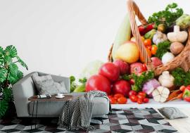 Fototapeta Fresh vegetables and fruits