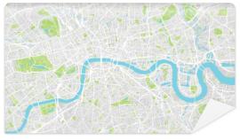 Fototapeta Urban city map of London,