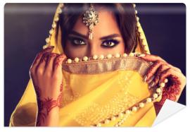 Fototapeta Beautiful indian girl . Young