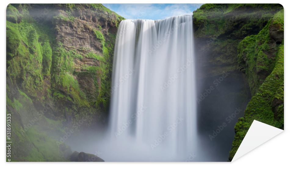 Fototapeta Skogafoss waterfall long