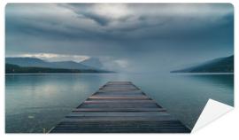 Fototapeta Dock overlooking a calm