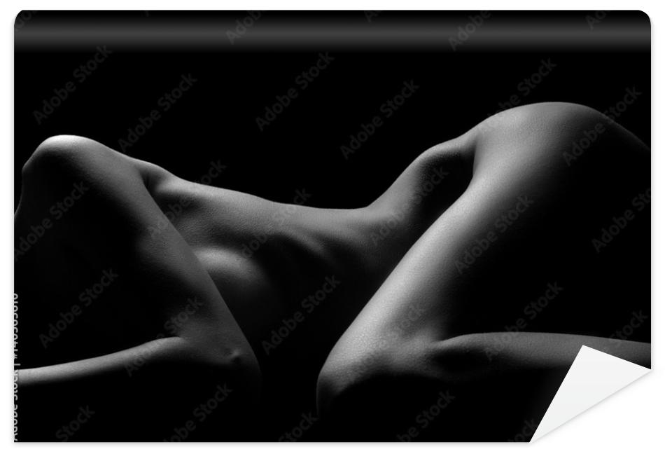Fototapeta Sexy body nude woman. Naked