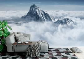 Fototapeta Mountain in the clouds