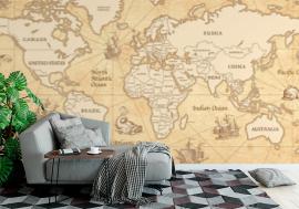 Fototapeta Old Vintage World Map