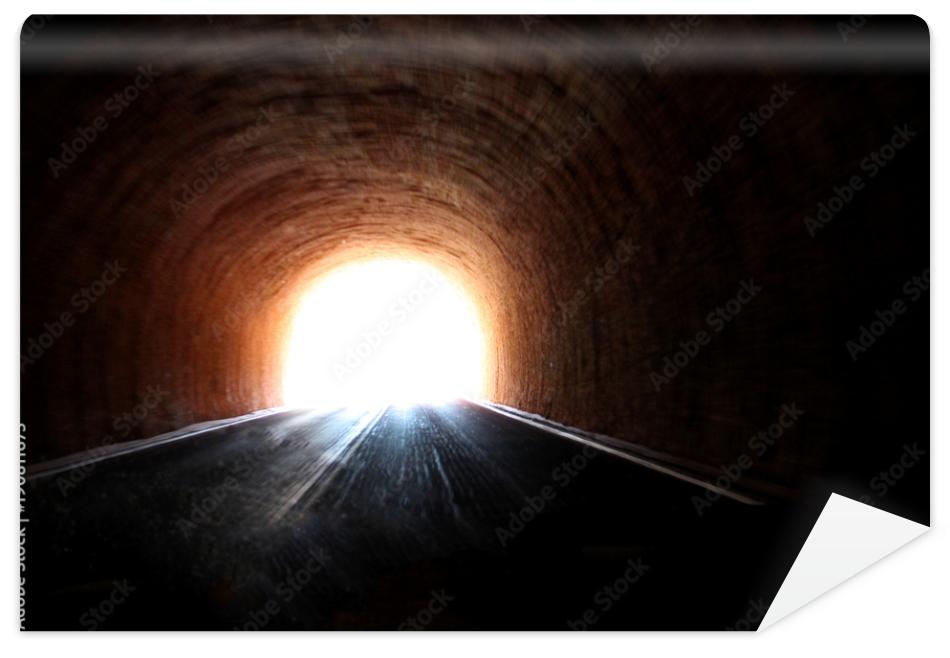 Fototapeta light at the end of the tunnel
