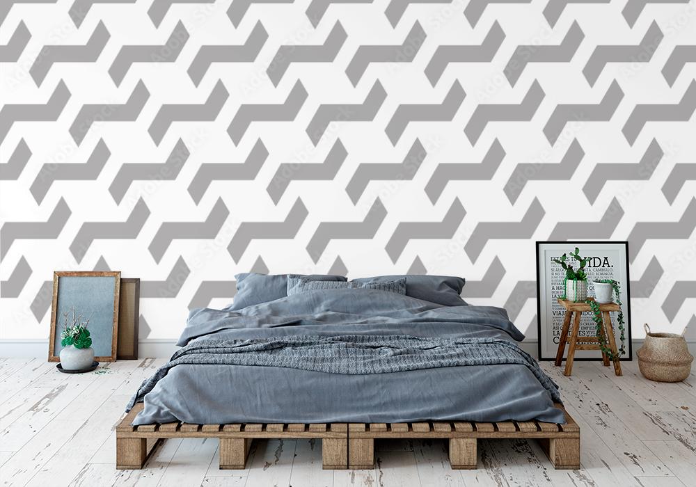 Fototapeta The geometric pattern with