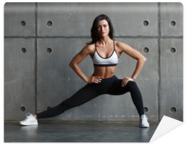 Fototapeta fitness female doing